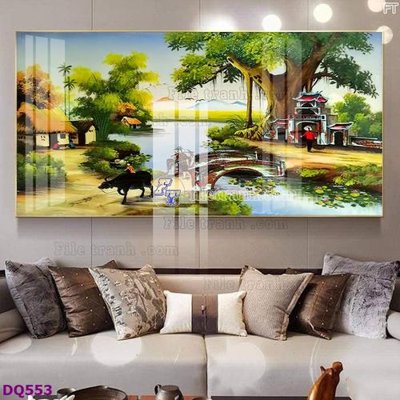 Tải file tranh File tranh đồng quê DQ553 (ảnh gốc) ngay