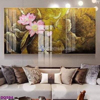 Tải file gốc File tranh đồng quê DQ594 dùng cho in ấn