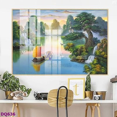 Tải file File tranh đồng quê DQ636 (gốc) chủ đề tôn giáo