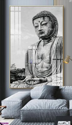 Ảnh gốc File tranh đồng quê DQ686 (độ nét cao) in mica