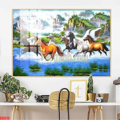 File tranh File tranh đồng quê DQ810 (gốc) in vải canvas