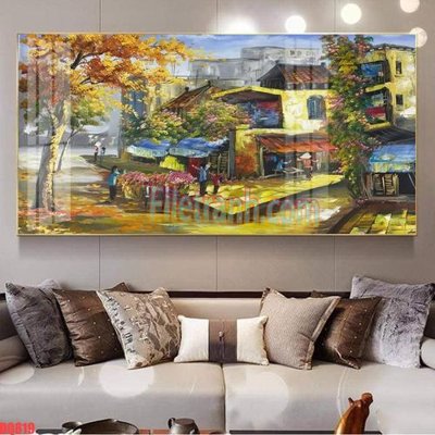 File in mica File tranh đồng quê DQ819 (bản gốc) siêu trong