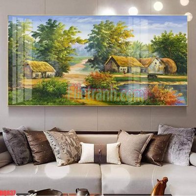 File in ấn chuyên nghiệp File tranh đồng quê DQ837 (file gốc)