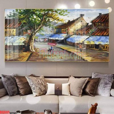 Download file gốc File tranh đồng quê DQ840 (in mica) trang trí