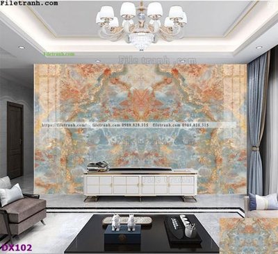 File ảnh File vân đá đối xứng DX102 (gốc) in Hiflex