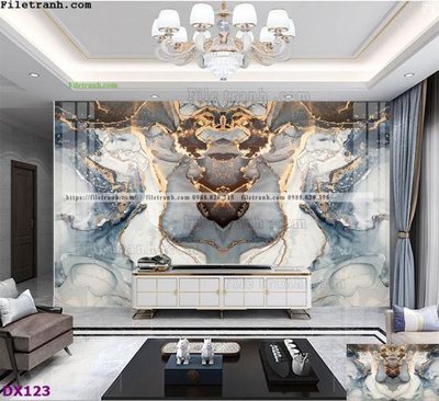 Download file File vân đá đối xứng DX123 (gốc) in mica đèn LED