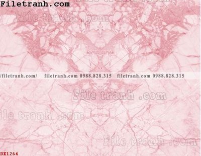 File tranh File vân đá đá cẩm thạch đối xứng DX1264 (gốc) chủ đề động vật