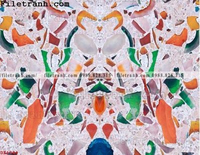 File tranh File vân đá đá cẩm thạch đối xứng DX1304 (bản gốc) treo phòng ăn