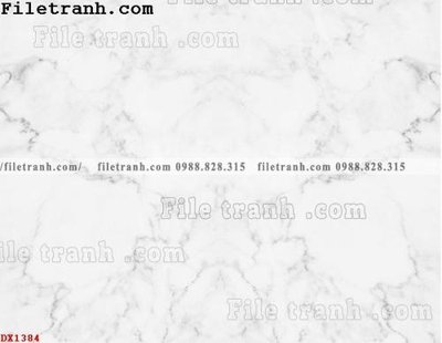 File tranh File vân đá đá cẩm thạch đối xứng DX1384 (gốc) in trên kính