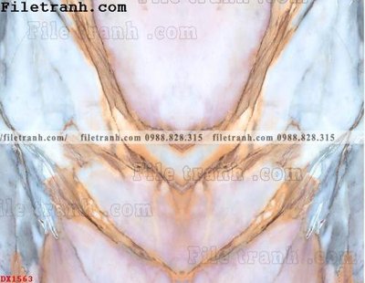 File tranh gốc in trần nhà File vân đá đá cẩm thạch đối xứng DX1563 3D