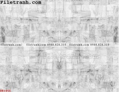 File tranh File vân đá đá cẩm thạch đối xứng DX1651 (bản gốc) in lụa 5D