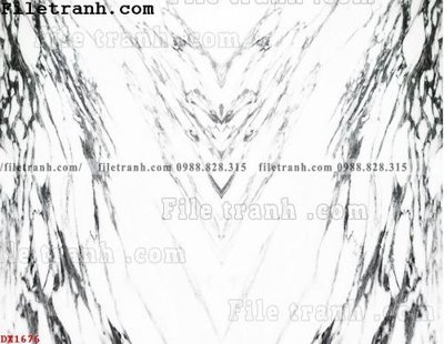 File tranh File vân đá đá cẩm thạch đối xứng DX1676 (ảnh gốc) in trần 3D