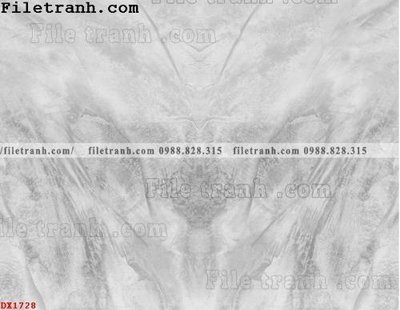 File in lụa File vân đá đá cẩm thạch đối xứng DX1728 (hoa văn) File vân đá đá cẩm thạch đối xứng DX1728