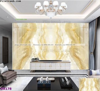 File tranh in trần 3D File vân đá đối xứng DX178 (ảnh gốc)