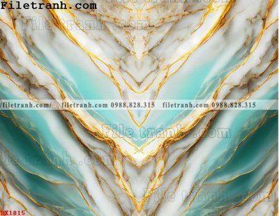File tranh File vân đá đá cẩm thạch đối xứng DX1815 (bản gốc) treo quán cafe