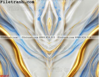 File in lụa File vân đá đá cẩm thạch đối xứng DX1827 (phong cảnh) File vân đá đá cẩm thạch đối xứng DX1827