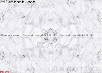Ảnh gốc File vân đá đá cẩm thạch đối xứng DX1990 (nét căng) in mica