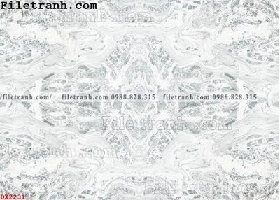 File ảnh File vân đá đá cẩm thạch đối xứng DX2231 (gốc) in decal dán tường