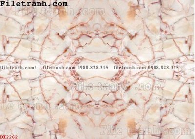 File tranh File vân đá đá cẩm thạch đối xứng DX2262 (gốc) in vải canvas