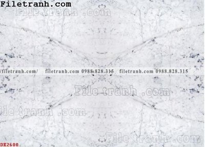 File gốc in mica File vân đá đá cẩm thạch đối xứng DX2600 chất lượng
