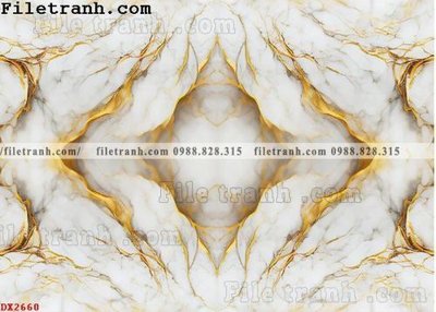File ảnh File vân đá đá cẩm thạch đối xứng DX2660 (gốc) in biển hiệu