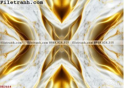 Tải file File vân đá đá cẩm thạch đối xứng DX2664 (gốc) làm tranh trang trí