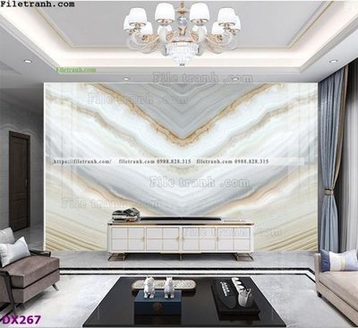 File tranh gốc File vân đá đối xứng DX267 (bản quyền) độc đáo