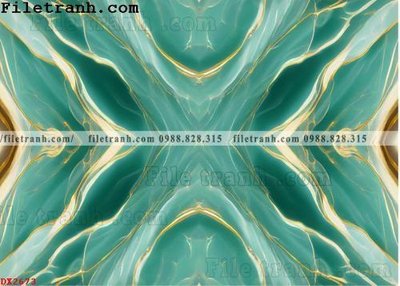 File tranh File vân đá đá cẩm thạch đối xứng DX2673 (gốc) in vải canvas