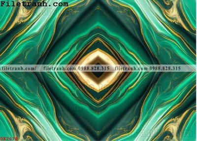 File ảnh File vân đá đá cẩm thạch đối xứng DX2678 (gốc) in standee