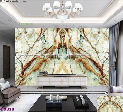 File ảnh File vân đá đối xứng DX318 (gốc) in quảng cáo ngoài trời