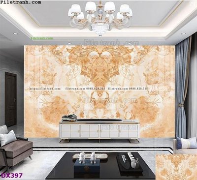 File in lụa File vân đá đối xứng DX397 (phong cảnh) File vân đá đối xứng DX397