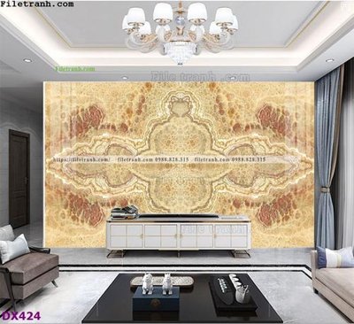 File gốc File vân đá đối xứng DX424 (in tráng gương) ốp tường