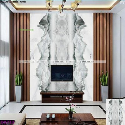 File tranh File vân đá đối xứng DX713 (bản gốc) in lụa 3D
