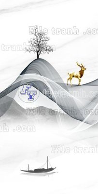 Chi tiết file gốc File in vân đá cẩm thạch thông tầng đứng DXD177 (cho in tráng gương)