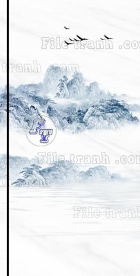 File tranh File in vân đá cẩm thạch thông tầng đứng DXD212 (bản gốc) in canvas