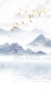 File gốc File in vân đá cẩm thạch thông tầng đứng DXD319 (cho in 3D) độc đáo