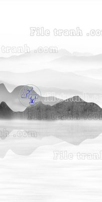 Ảnh gốc file in lụa File in vân đá cẩm thạch thông tầng đứng DXD333 chi tiết