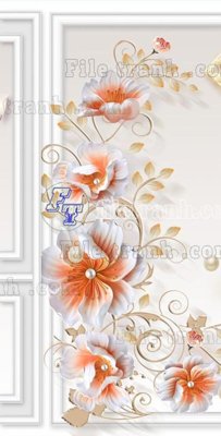 Download file gốc File in vân đá cẩm thạch thông tầng đứng DXD372 (in lụa) tranh 3D