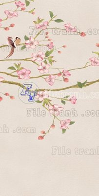 File tranh trang trí File in vân đá cẩm thạch thông tầng đứng DXD379 (file gốc)