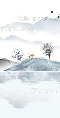 File tranh File in vân đá cẩm thạch thông tầng đứng DXD89 (gốc) chủ đề trẻ em