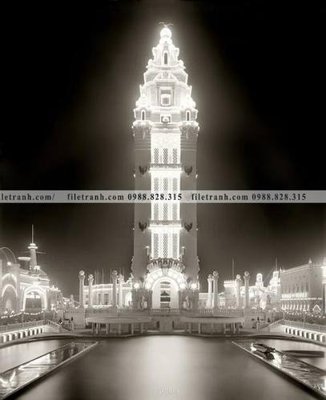 File in ấn chuyên nghiệp Dreamland at Night_ 1905 (file gốc)