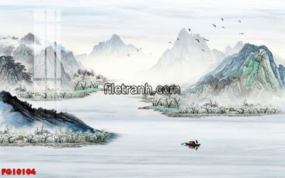 Tải file File in tranh tường hiện đại FG10104 (gốc) chủ đề phong thủy