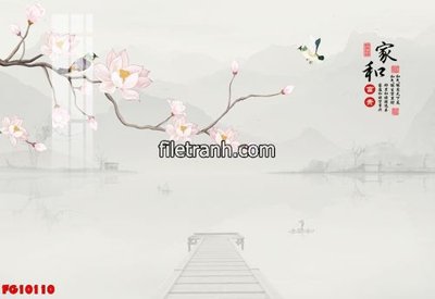 Ảnh gốc File in tranh tường hiện đại FG10110 (nét căng) in mica