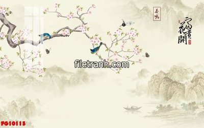 File PSD File in tranh tường hiện đại FG10115 (gốc) cho in quảng cáo