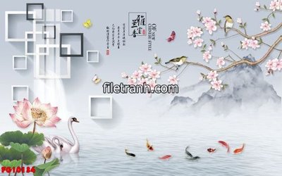 File gốc File in tranh tường hiện đại FG10134 cho in ấn và thiết kế