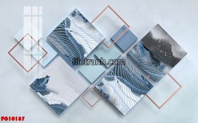 File gốc File in tranh tường hiện đại FG10187 (PNG) trong suốt (transparent)