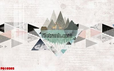 File tranh File in tranh tường hiện đại FG10202 (bản gốc) treo quán cafe