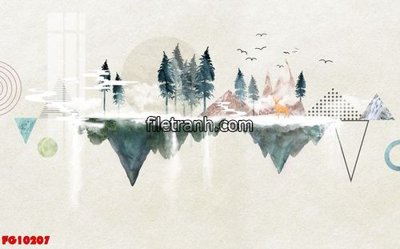 File PSD in ấn File in tranh tường hiện đại FG10207 (chất lượng cao)