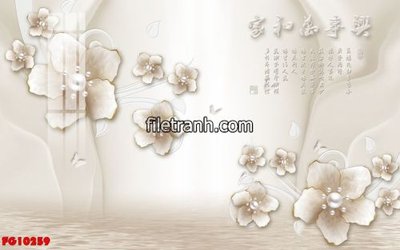 File tranh File in tranh tường hiện đại FG10259 (bản gốc) in lụa 3D