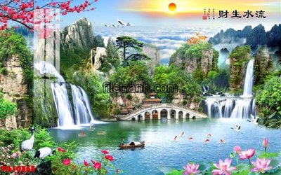 File gốc File in tranh tường hiện đại FG10365 (AI/EPS) cho in ấn